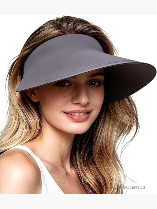 Wide Brim Sun Visor UPF 50+ Lightweight Foldable Travel Hat main image 4